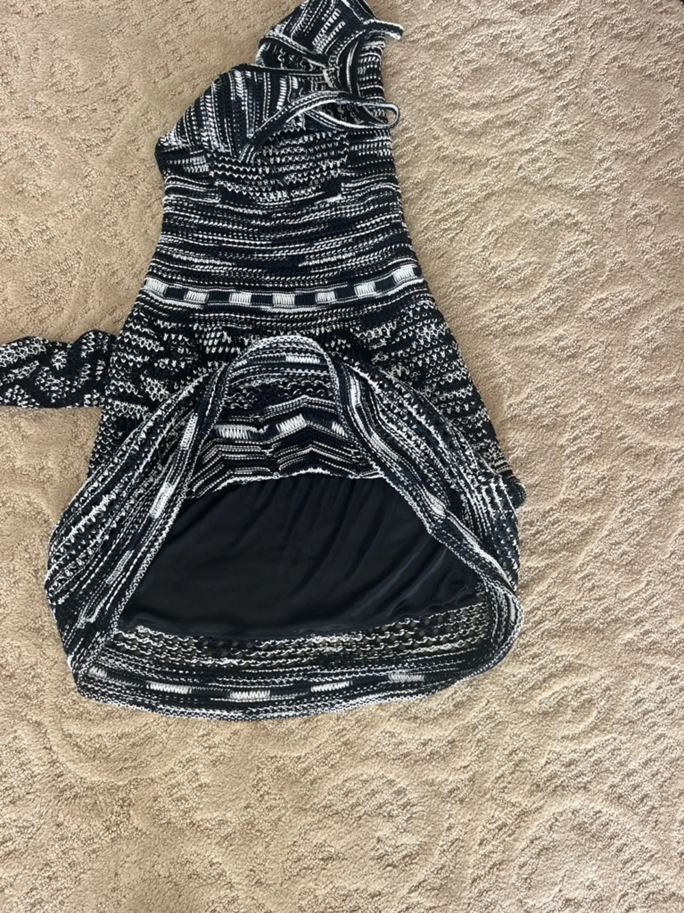 M Missoni Black & White Knit Dress and cardigan set Size IT 42 US 6 - Picture 9 of 15